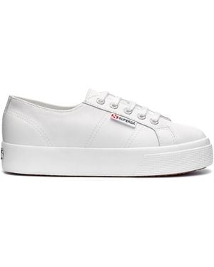 Superga Adult 2730 Nappa Leather Trainers (Optical) - White