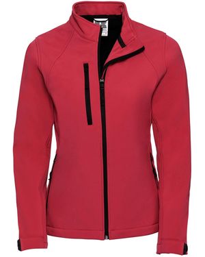 Russell Ladies Soft Shell Jacket (Classic) - Red