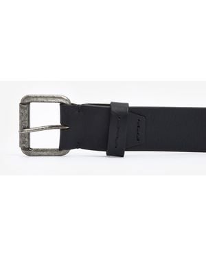 Barbour Glen Leather Belt - Black