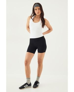 DSGN Studio Sports Sculpt Seam Detail Padded Halterneck Top - White