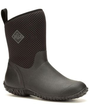 Muck Boot Muck Laarzen Rhs Muckster Ii Korte Rubber+neopreen Charcoal Print Regenlaarzen Schoenen - Zwart