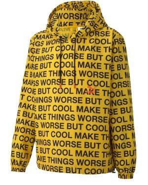 PUMA X Randomevent All Over Print Windbreaker Packable Jacket 596660 02 - Yellow