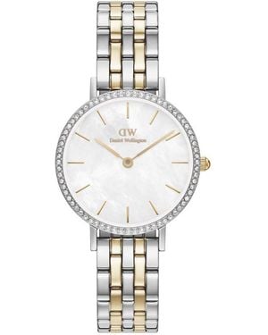 Daniel Wellington Dw00100665 Ladies Petite Lumine 28Mm Watch - Metallic