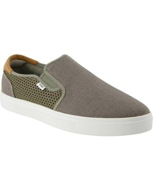 TOMS Baja 2.0 Textured Canvas Low Shoes - Grey