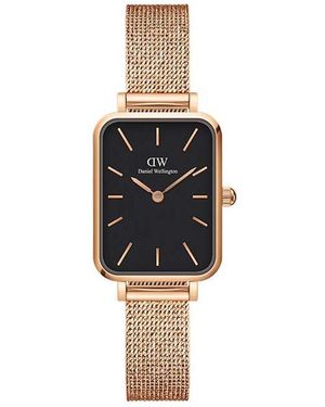 Daniel Wellington Dw00100432 Ladies Quadro Melrose 20Mm Watch - Black