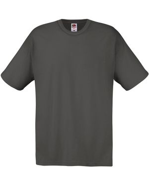 Fruit Of The Loom Screen Stars Cotton Crewneck T-Shirt - Grey