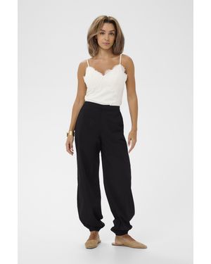 Cream Casual Broek Crsilje Casual Broek Loose Fit - Blauw