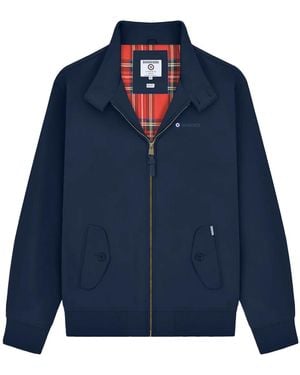 Lambretta Shower Resistant Harrington Jacket - Blue