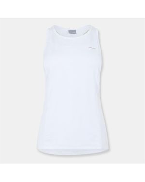 Head Crew Neck Y-Tank Top - White