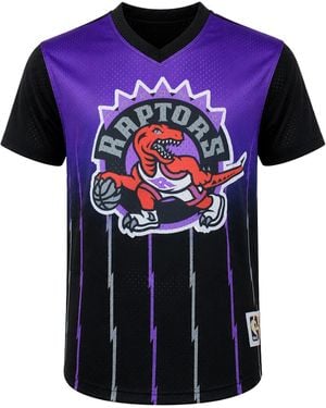 Mitchell & Ness Nba Toronto Raptors Winning Shot Mesh T-Shirt - Blue