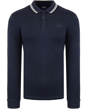 Armani Jeans Polo Shirt Cotton - Blue