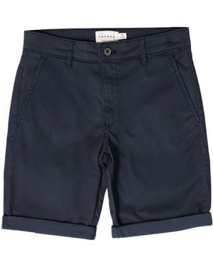 TOPMAN Slim Fit Chino Shorts - Blue