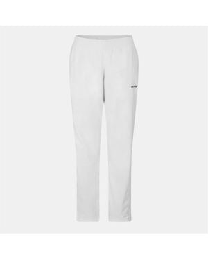 Head Club Solid Patterned Track Trousers - White
