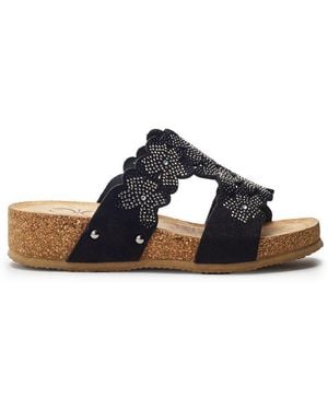 b.soleful Skyie Heels Faux Leather - Black