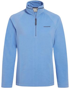 Craghoppers Ladies Nation Trust Miska Half Zip Fleece Top (Vinca) - Blue