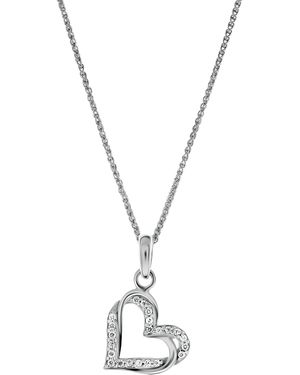 Orphelia 'Cecilia' 925 Sterling Set: Necklace + Earrings + Ring - Metallic