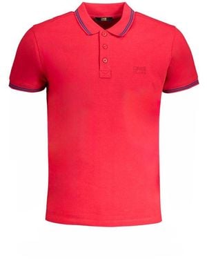 Roberto Cavalli Klassieke Poloshirt Korte Mouwen - Rood
