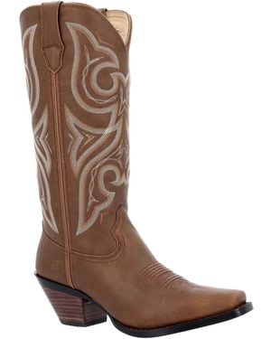 Durango Crush Textile Milk Boots - Brown