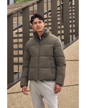 Mountain Warehouse 'Volt' Padded Jacket Water Resistant Thermal Coat Polyamide - Grey
