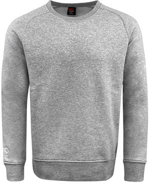 Canterbury Ladies Club Crew Neck Sweatshirt Marl) - Grey