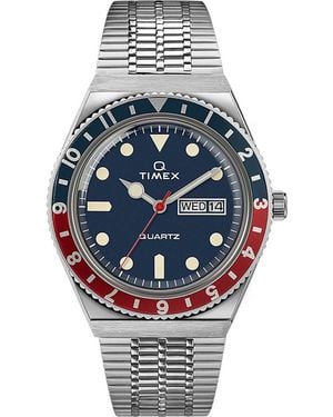 Timex Q Reissue Watch Tw2T80700 Stainless Steel (Archived) - Grey