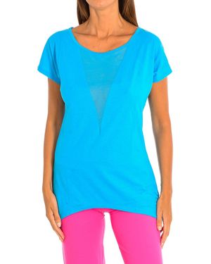 Zumba Sports T-Shirt With Sleeves Z1T00683 - Blue