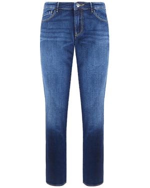 Armani Emporio J23 Push Up Fit Mid Rise Jeans - Blue