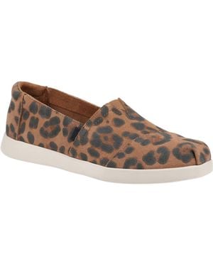 TOMS Alpargata Plus Leather Sugar Espadrilles - Brown