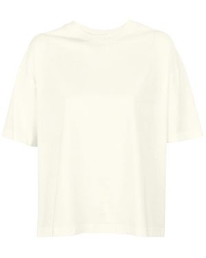 Sol's Ladies Boxy Organic Oversized T-Shirt (Off) - White