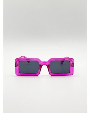 SVNX Square Frame Sunglasses - Purple