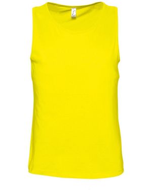 Sol's Justin Sleeveless Tank Vest Top (Lemon) - Yellow