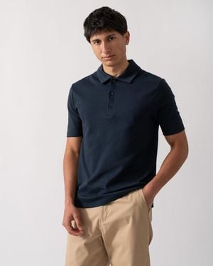 Oliver Sweeney Hunston Short Sleeve Polo Shirt - Blue
