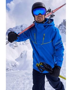 Mountain Warehouse Galactic Iii Extreme Ski Jacket (Bright) Material_Synthetic - Blue