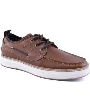 Sperry Top-Sider Moc Neo Polyurethane Boat Shoes Pu - Brown