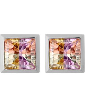 Orphelia 925 Sterling Stud Earrings - Pink