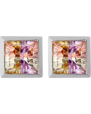 Orphelia 925 Sterling Stud Earrings - Pink