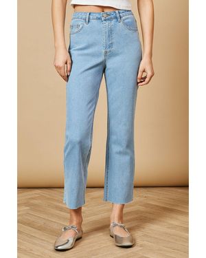 Oasis Denim Slim Leg Cropped Jean - Blue