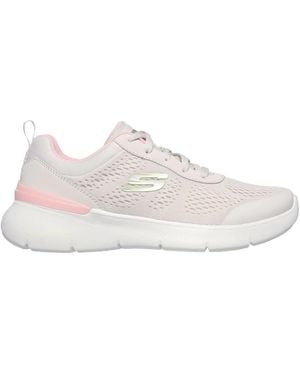 Skechers Ladies Dynamight 2.0 New Heights Skech-Air Trainers (Natural/ - White