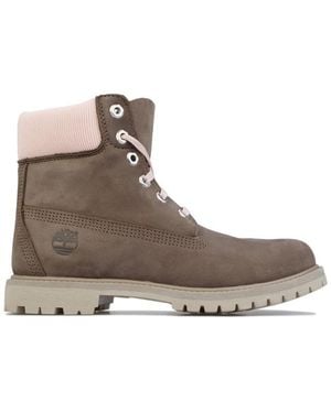 Timberland 6 Inch Premium Waterproof Boots - Brown