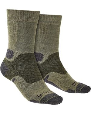Bridgedale Hiking Midweight Merino Wool Socks - Green