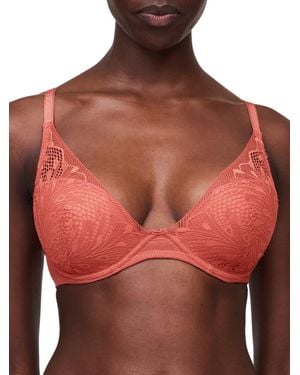 Passionata Thelma Plunge T-Shirt Bra - Red