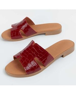 Purapiel Sandal Hacca3 Leather - Red