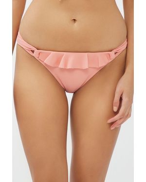 Penti Low-Waist Frilly Bikini Bottoms - Pink