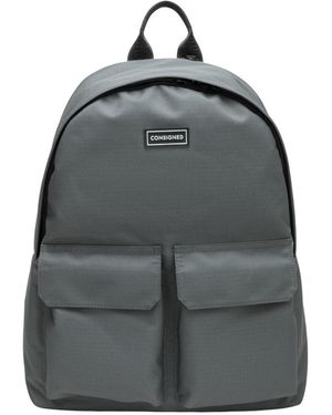 Consigned Daxton Front Pocketed Backpack - Grey