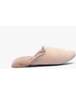 Shepherd Cleo Sheepskin Mules Honey - Pink