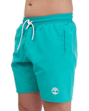 Timberland Sunapee Lake Solid Swim Shorts - Blue
