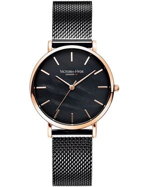 Victoria Hyde London Watch Seven Sisters, Rosegold - Black