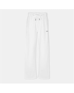 Off-White c/o Virgil Abloh Off Arrow Solid Patterned Straight Joggers - White