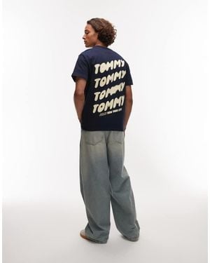Tommy Hilfiger Bubble Back Print T-Shirt - White