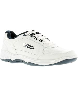 Gola Trainers Belmont Lace Up Leather - White